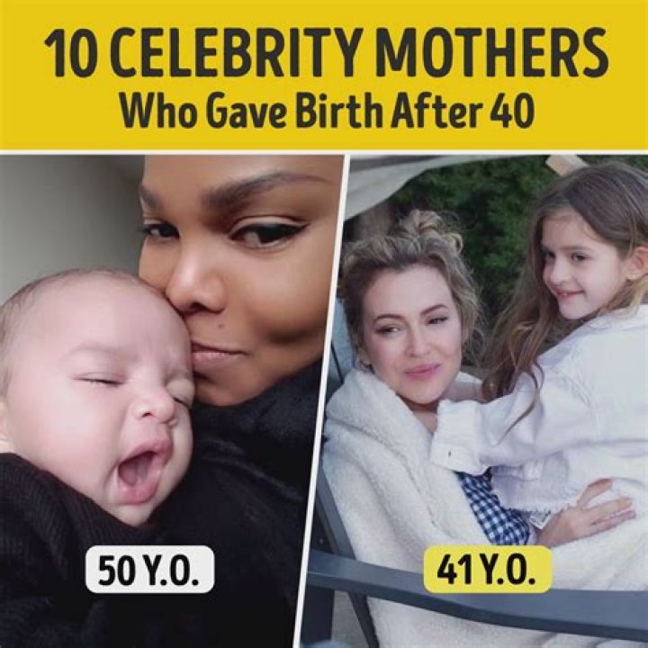 15 Celebrity Moms Who Gave Birth In Their Forties