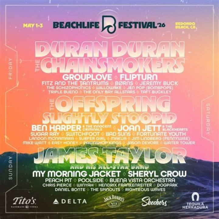 Beachlife Festival Announces 2024 Festival Lineup With Sting, Incubus & More