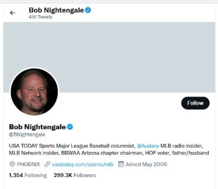 Bob Nightengale Bio, Age, Net Worth, Cardinas, Brave, Dodgers, MLB, Married & Wife
