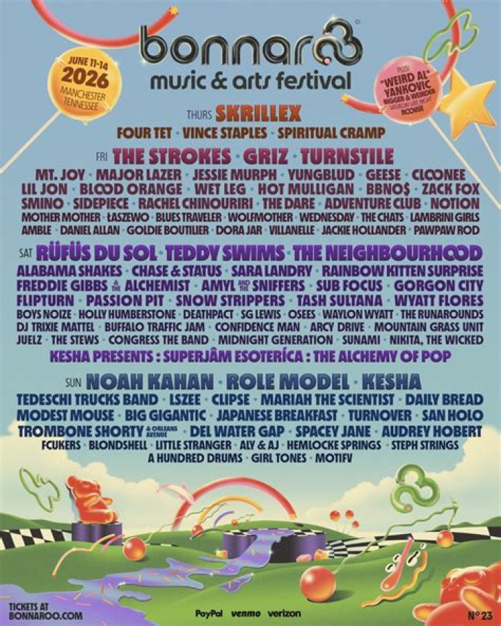 Bonnaroo Announces Lineup for Camping Plazas featuring Dillon Francis, Tenille Townes, and More