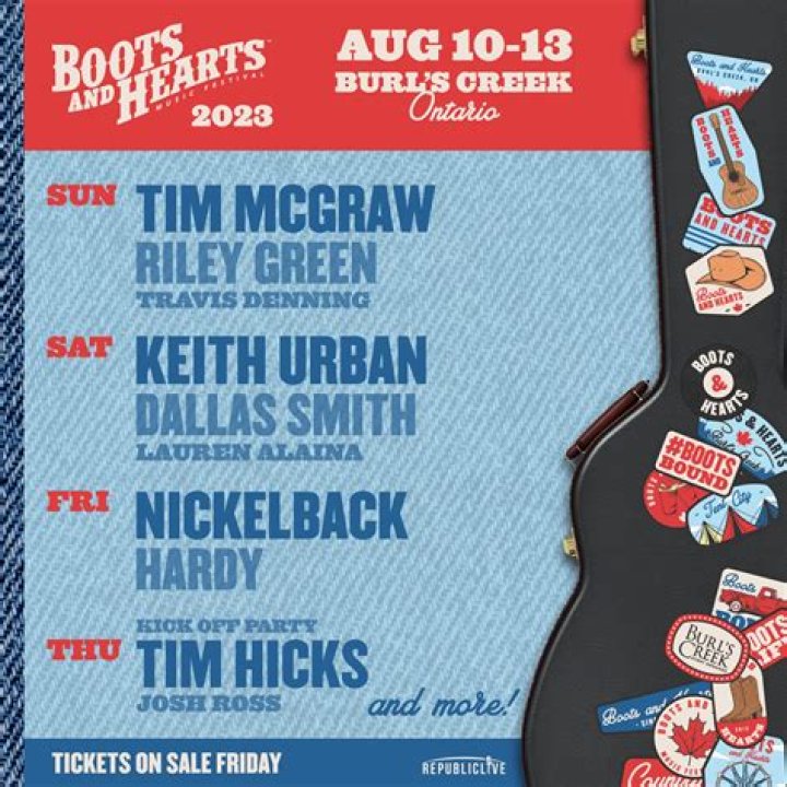 Boots And Hearts Festival Unveils Full 2024 Lineup With Jason Aldean, Matchbox Twenty, Jess Moskaluke & More