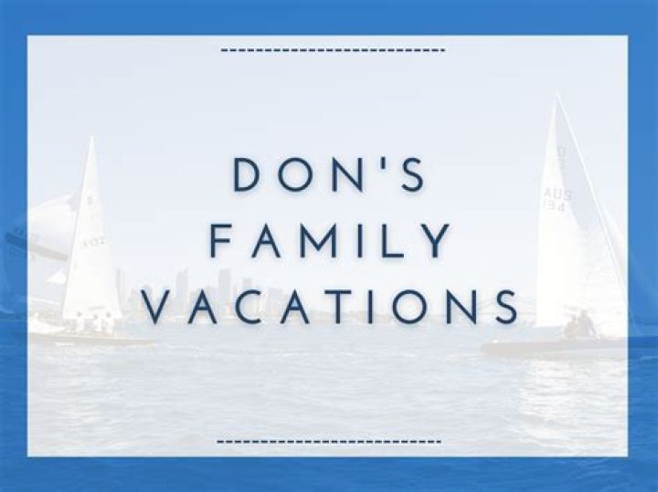 Don's Family Vacations Youtuber overview