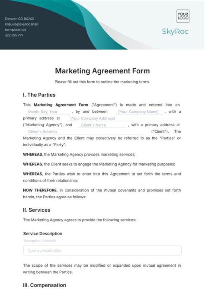 FMG & USTC Marketing Agreement