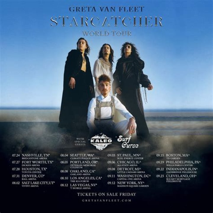 Greta Van Fleet Announce The Starcatcher World Tour