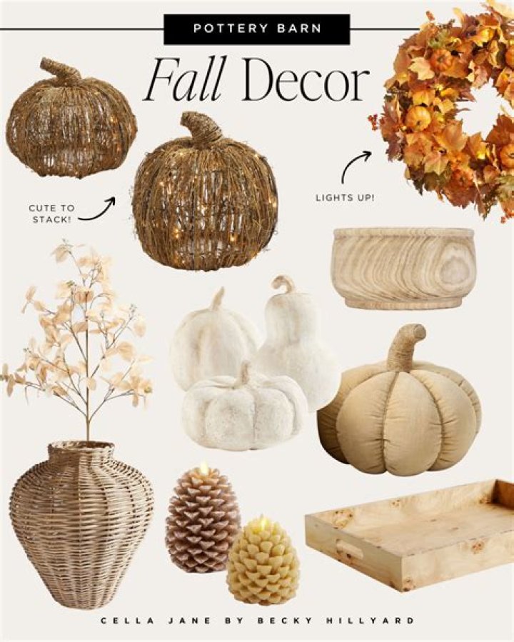 HomeGoods Sells Cheap Pottery Barn Fall Decor Dupes