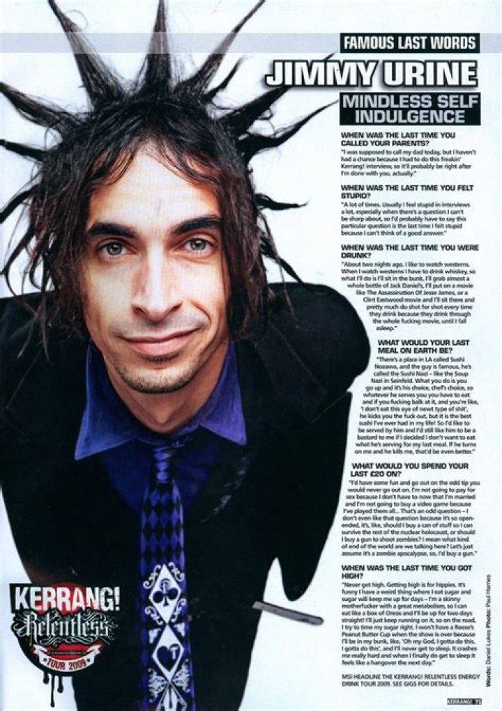 Jimmy Urine - Bio, Age, Wiki, Facts and Family