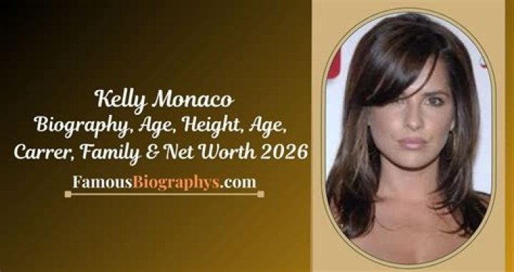 Kelly Monaco - Bio, Age, Wiki, Facts and Family