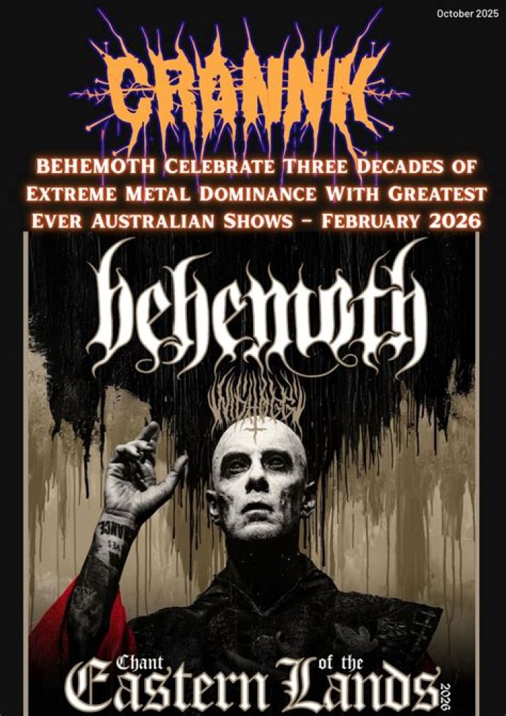 Mystery Illness Cancels Behemoth Tour