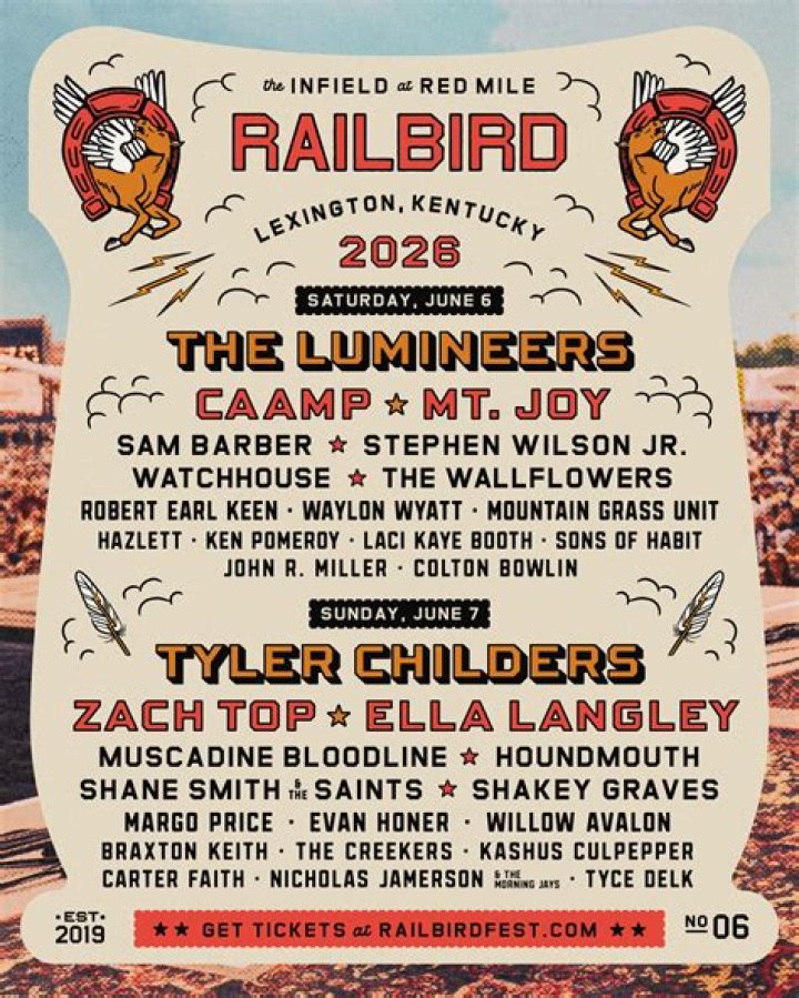 Railbird Music Festival Returns for 2023 With Zach Bryan, Tyler Childers, Marcus Mumford, & More