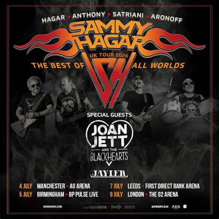 Sammy Hagar Announces The Best Of All Worlds Tour