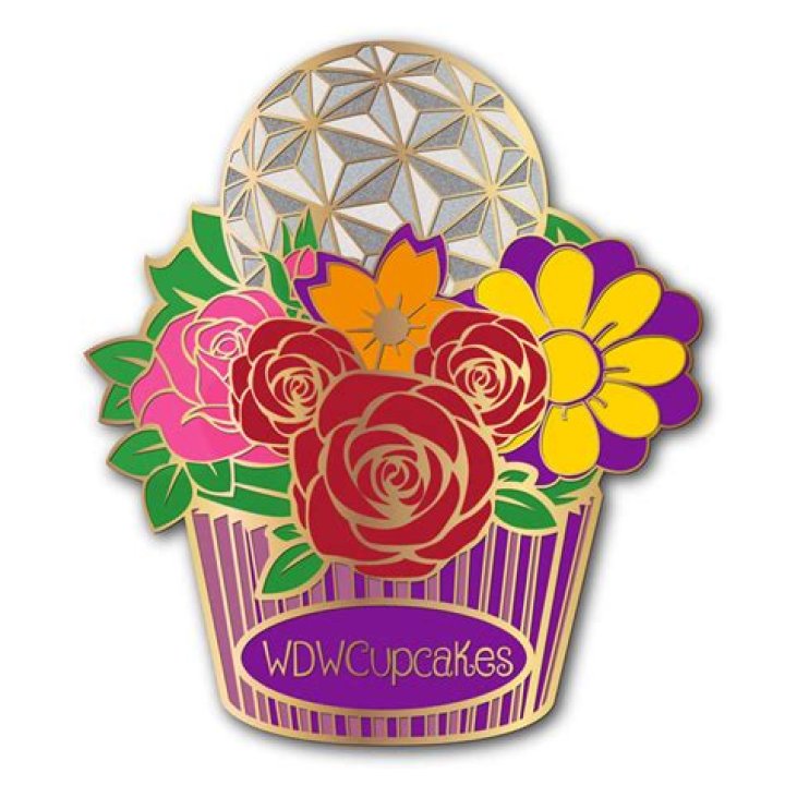 WDW Cupcakes Flower and Garden Festival Pin